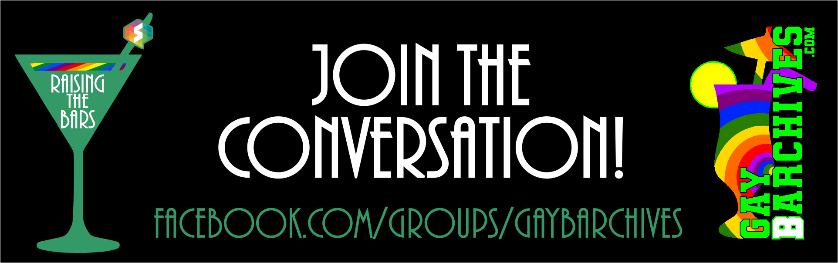 Join the conversation about our gay bar history in the GayBarchives Facebook group. Click on the banner to check it out and share your memories of #gaybarsgoneby - or just to learn something. All are welcome. #lgbtqhistory facebook.com/groups/gaybarchives #ilovegaybars